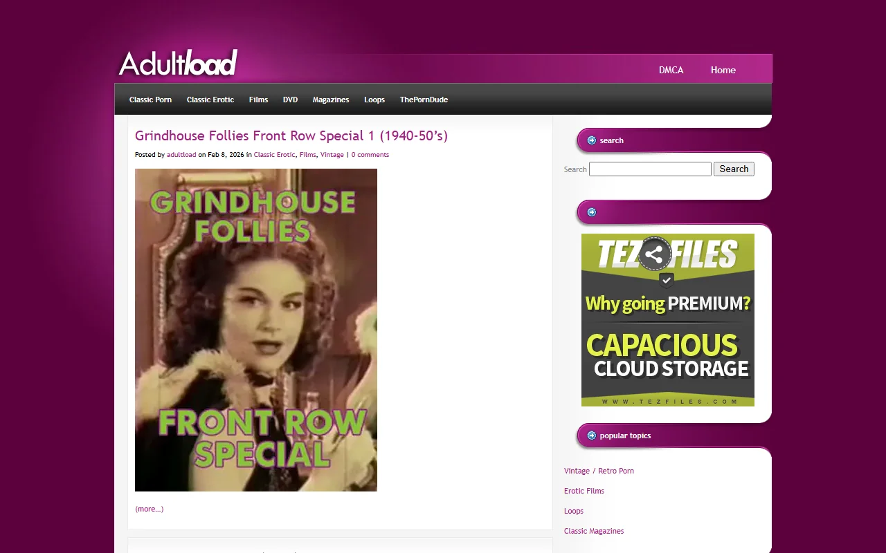 Screenshot of Adultload